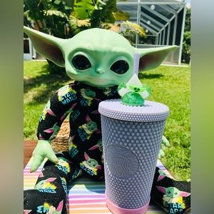 Baby Yoda Starbucks Straw Topper